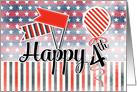 American Independence Day - Happy 4th card