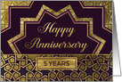 Employee Anniversary 5 Years card