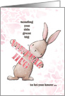 Thinking of You Virtual Hug Bunny card