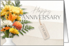 Employee 2nd Anniversary Fresh Flowers card