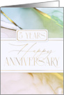 Employee 5th Anniversary Soft Abstract card