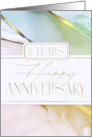 Employee 2nd Anniversary Soft Abstract card