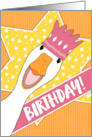 Birthday Happy Duck card