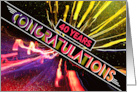 Employee 40th Anniversary Fun Dynamic Congratulations card
