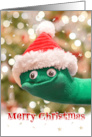 Fun Sock Puppet Christmas card