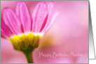 Auntie Birthday Card - Gentle Floral in Pink card