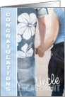 Uncle Congratulations on Your Engagement Card - Holding Hands card