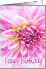 Birthday Card - Exciting Party Time Floral card