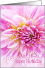 Goddaughter Birthday Card - Exciting Party Time Floral card