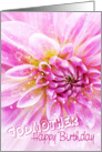 Godmother Birthday Card - Exciting Party Time Floral card