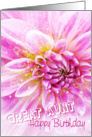 Great Aunt Birthday Card - Exciting Party Time Floral card
