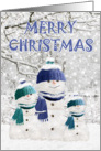 Christmas Card - Snowman Wonderland card