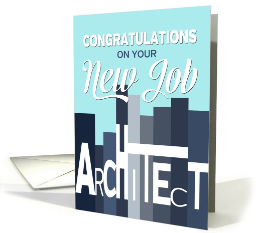 Congratulations on New Job Architect card (1358616)