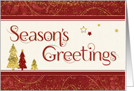 Christmas Card - Season’s Greetings card