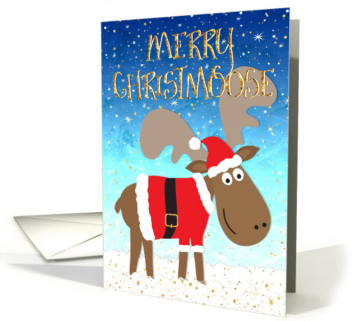 Funny Christmas Card - Merry Christmoose card (1458686)