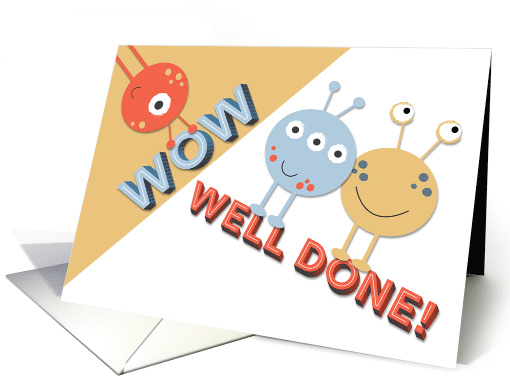 Employee Anniversary - Funny Quirky Characters card (1473034)