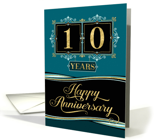 Employee Anniversary 10 Years - Happy Anniversary... (1516364)