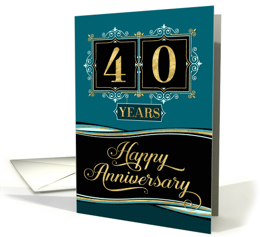 Employee Anniversary 40 Years - Happy Anniversary... (1516384)