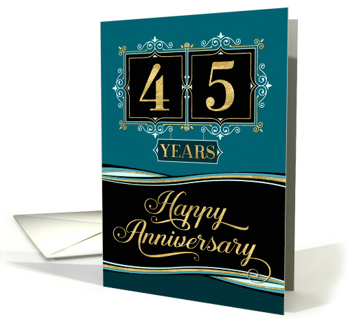 Employee Anniversary 45 Years - Happy Anniversary... (1516394)
