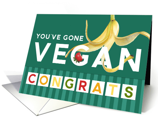 Vegan Congratulations - Fruit and Fun card (1532208)