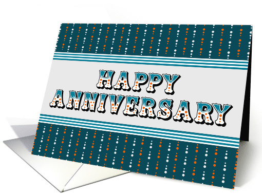 Employee Anniversary Decorative Text card (1637322)