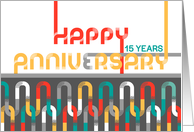 Employee 15th Anniversary Featured Font card