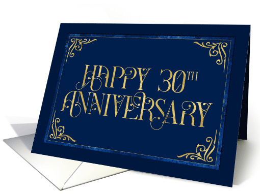 Employee 30th Anniversary Fabulous Font card (1695050)