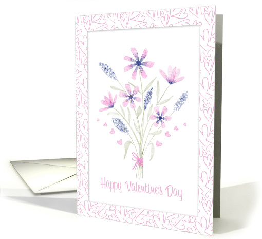 Valentine's Day Bouquet of Flowers Love You Always card (1722850)