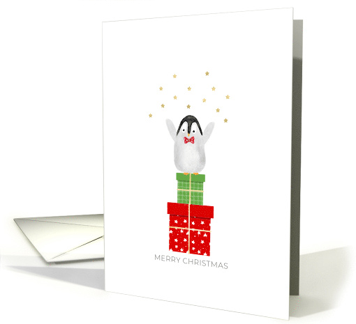 Christmas Baby Penguin card (1746402)