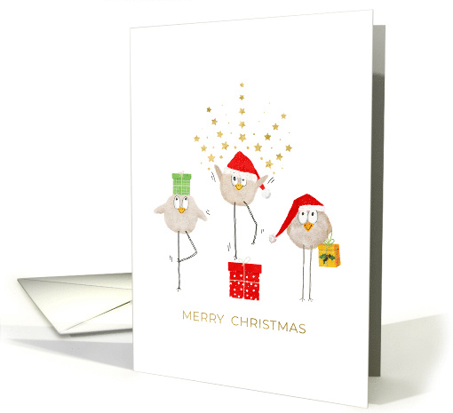 Christmas Fun Little Whimsical Birds card (1746556)