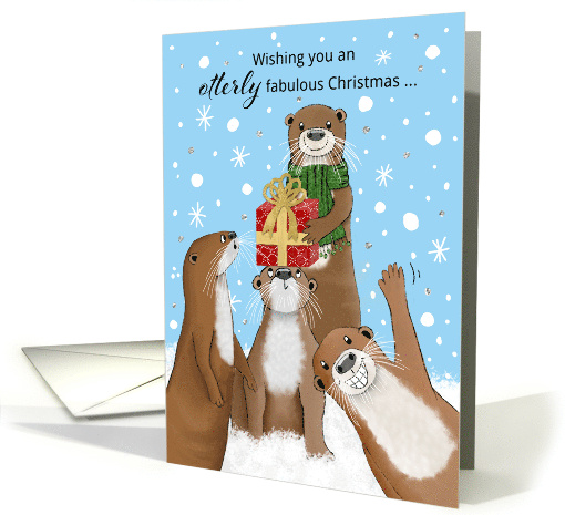 Funny Otters Christmas card (1890808)