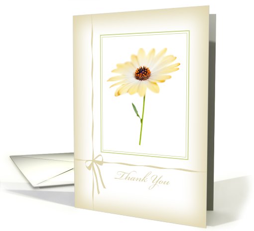 Thank You Card - Soft Focus Single Flower card (816141)