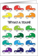 Carpool Thank You Card - What A Team! card