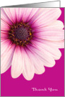 Thank You Card - Simply Floral in Pink card