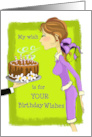 Happy Birthday Wishes Blowing out Candles card