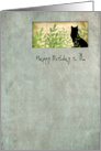 Happy Birthday Cat card