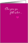 Fall in Love Card