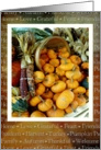 Thanksgiving Basket of Pumpkins card