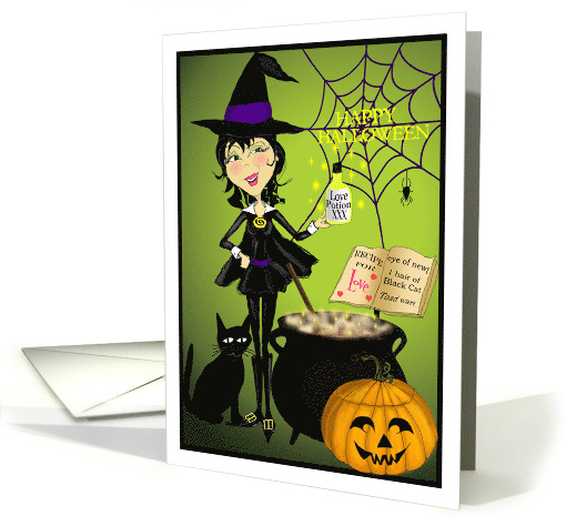 Halloween Witch Love Potion card (1319590)