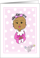 Baby Girl Congratulations card