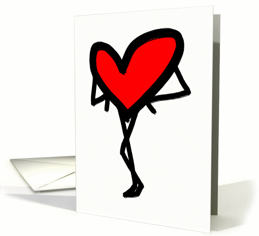 Valentine Heart In the Mood card (866616)