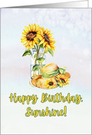 Happy Birthday, Sunshine! card