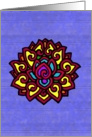 Lilac Chakra Lotus Namaste Card