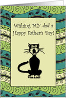 Happy Father’s Day! Humorous Cat card