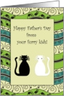 Happy Father’s Day! Furry Kids Cats card