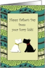 Happy Father’s Day! Furry Kids Dog Blank Card