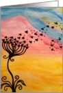 Wishes in the wind card