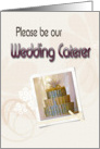 Please be our Wedding Caterer, Wedding Invitation Card