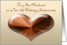 To Husband on Our 5th Wedding Anniversary, Card