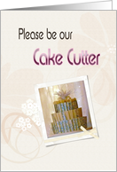 Cake Cutter, Invitation Card